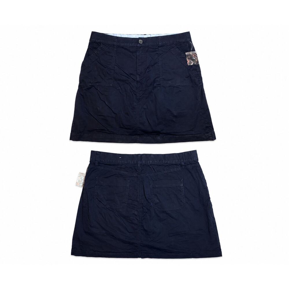 Croft & Barrow Navy Skort Womens Size 16 Stretch Golf Casual Skirt Shorts